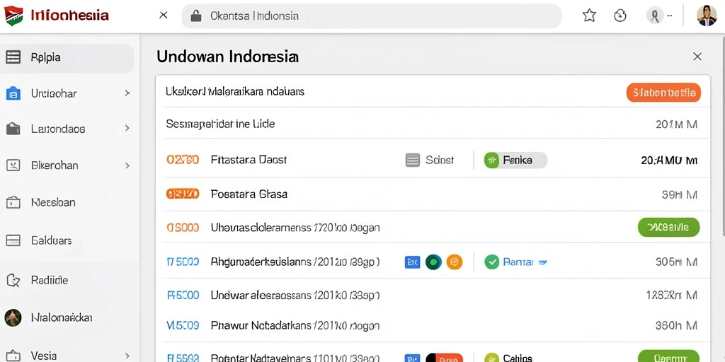 Tampilan antarmuka yang intuitif dan menarik.