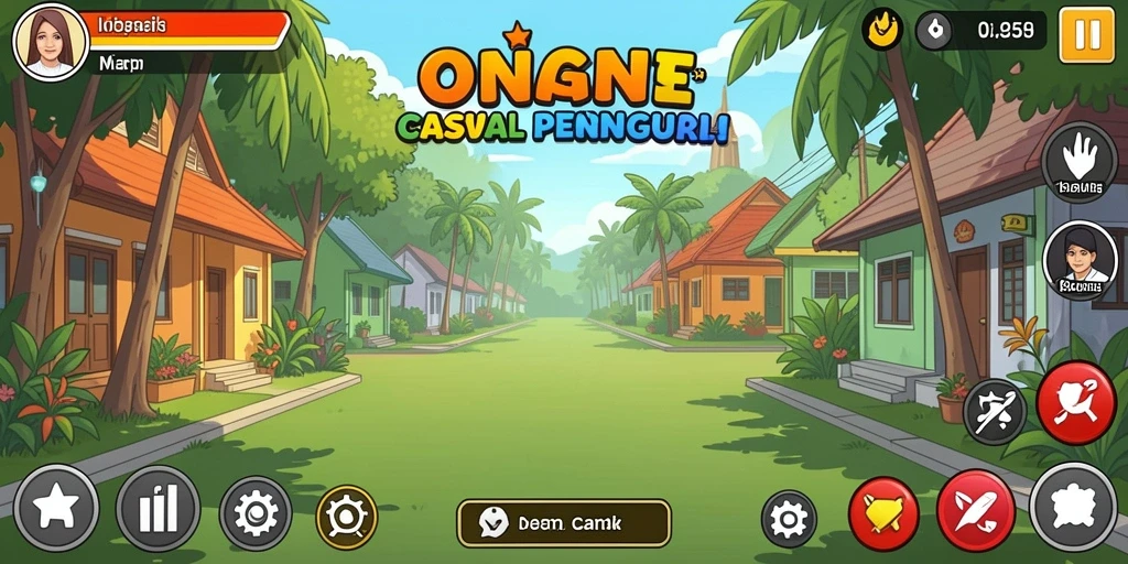 Tampilan awal yang menarik dan mudah dinavigasi.