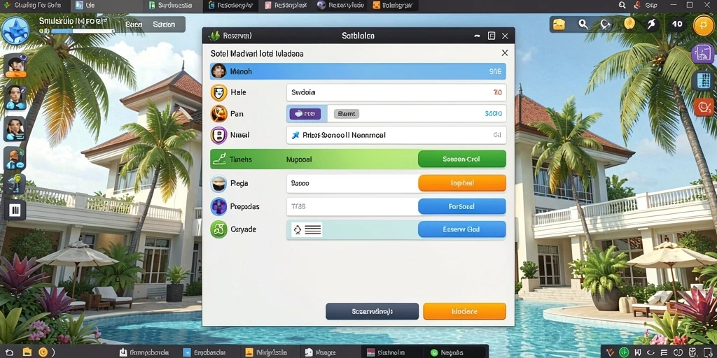 Tampilan awal OLX17 dengan pemilihan karakter yang menarik.