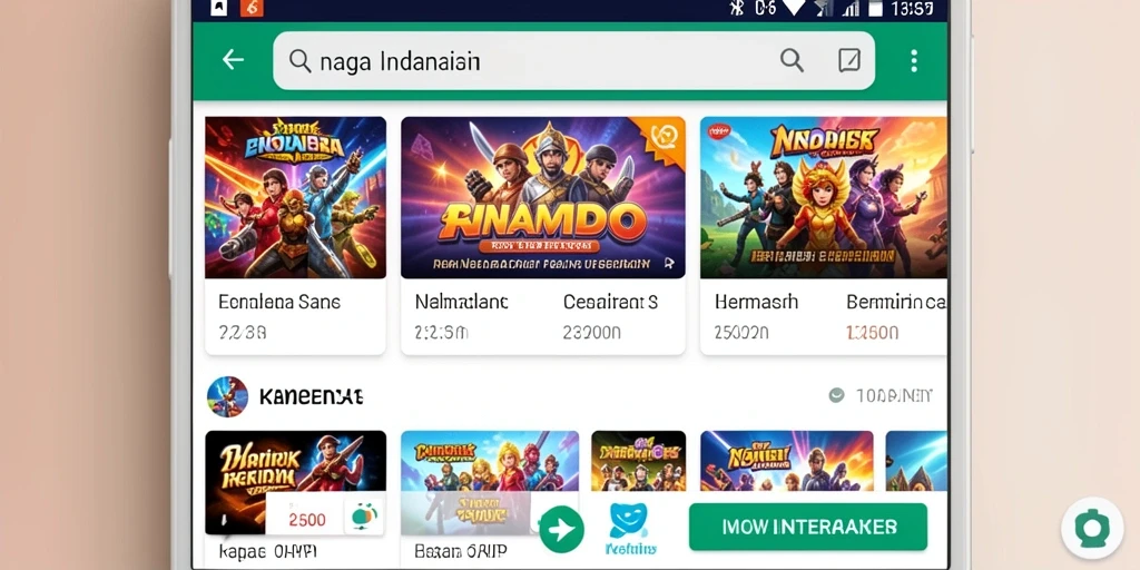 Tampilan awal aplikasi yang menarik dan user-friendly.