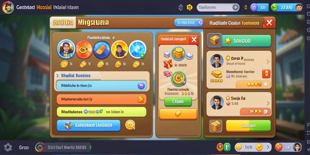 Screenshot dari tampilan awal permainan yang menarik.